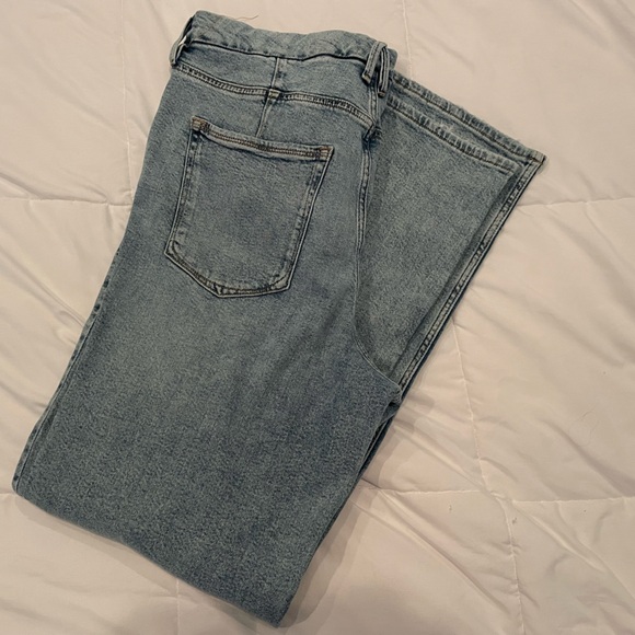 Good American straight icon stretch jeans 10 12 high rise - Picture 5 of 12